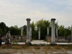 Колони в археологическия резерват „Абритус“